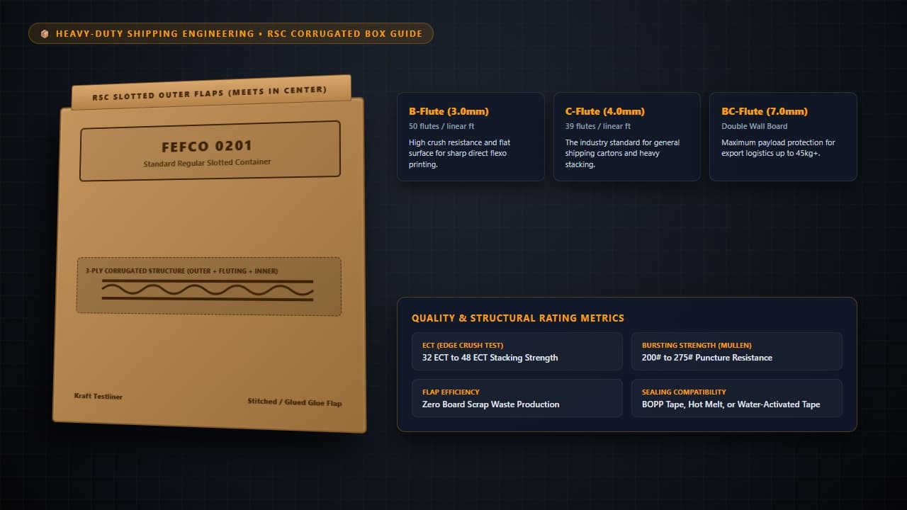 RSC Corrugated Shipping Boxes: Structure, Uses, and Materials